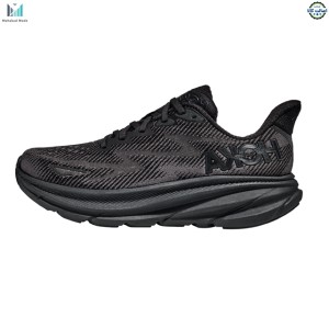کفش هوکا کلیفتون 9 مشکی مدل Hoka One One Clifton 9 1132210 BBLC Wide (2E) سایز 42