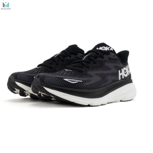 قیمت کفش هوکا کلیفتون 9 واید مشکی سفید مدل Hoka One One Clifton 9 1132211BWHT Wide (D)