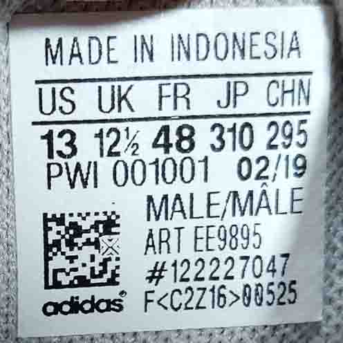 کفش آدیداس اصل ساخت اندونزی