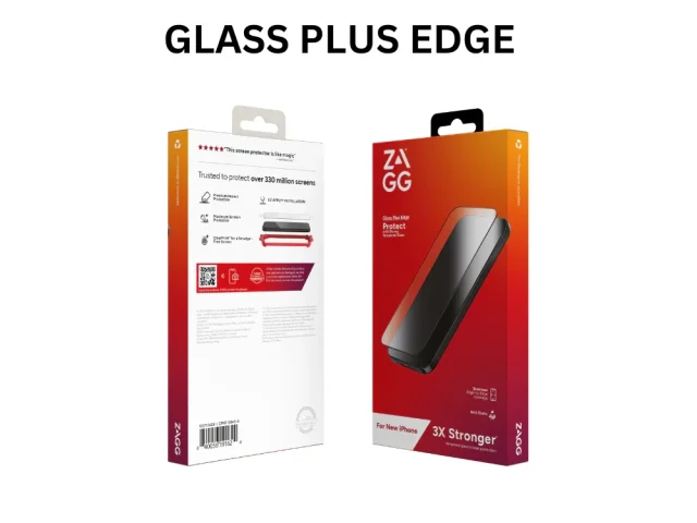 محافظ صفحه نمایش شفاف زگ مدل Plus Edge مناسب برای آیفون 17 پرو (آسان نصب)
