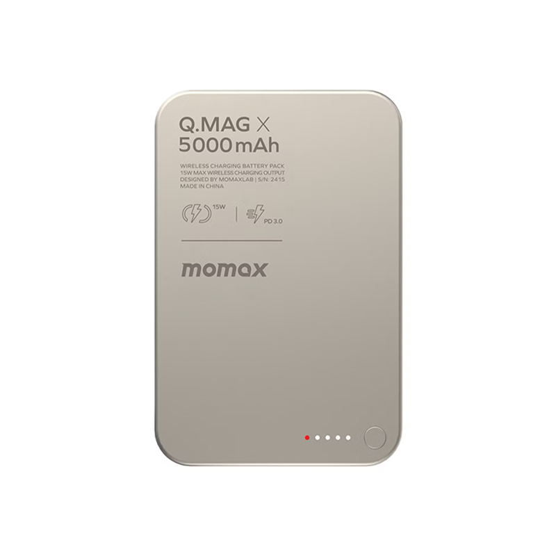 پاوربانک برند Momax ظرفیت 5000 میلی آمپر مدل Q.Mag X