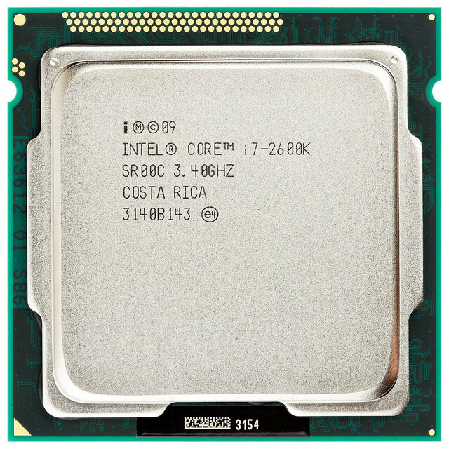 پردازنده مرکزی اینتل Sandy Bridge مدل Core i7-2600K-تری