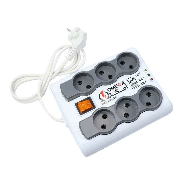 محافظ ولتاژ امگا مدل 6 خانه کد P6000
