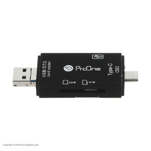 مبدل USB-C / USB / microUSB به SD / USB / TF پرووان مدل PCO03