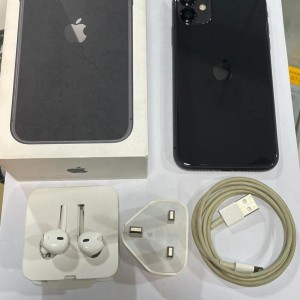 اپل مدل iphone 11 دوسیم کارت ظرفیت ۱۲۸ گیگابایت و رم ۳ گیگابایت-کارکرده