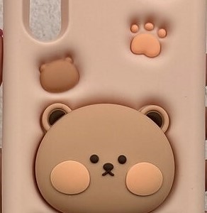 قاب سیلیکونی فانتزی گوشی سامسونگ A16 مدل Cute Bear-Brown