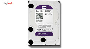هارددیسک اینترنال وسترن دیجیتال مدل Purple WD20PURX ظرفیت 2 ترابایت