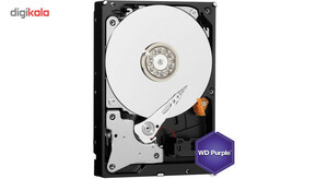 هارددیسک اینترنال وسترن دیجیتال مدل Purple WD20PURX ظرفیت 2 ترابایت