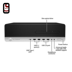 مینی کیس اچ پی مدل HP G5 600-800 i5-9400-9500 16GB DDR4 256GB SSD M2-کارکرده