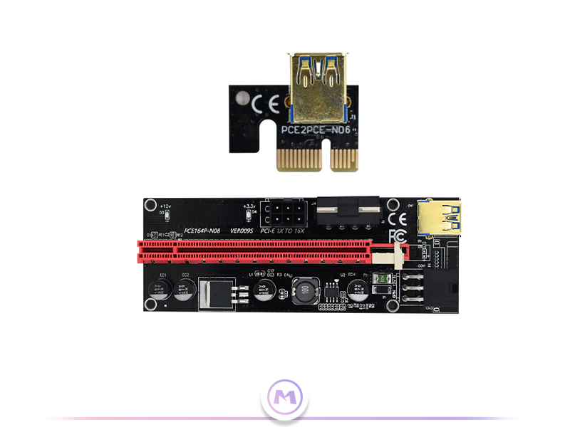 خرید رایزر گرافیک VER009S | تبدیل PCIe X1 به X16 | مخصوص ماینینگ و گیمینگ