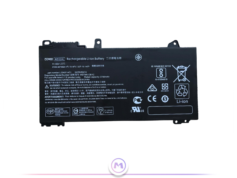 باتری لپ تاپ اچ پی HP ProBook 440 430 455 G6 G7 (RE03XL)