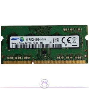رم 4 گیگ pc3l لپ تاپ برند سامسونگ باس 12800S MHZ
