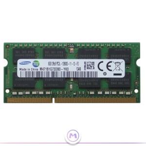 رم 8 گیگ pc3l لپ تاپ برند سامسونگ باس 12800S MHZ
