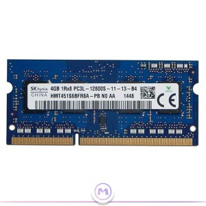 رم 4 گیگ pc3l لپ تاپ برند هاینیکس باس 12800S MHZ
