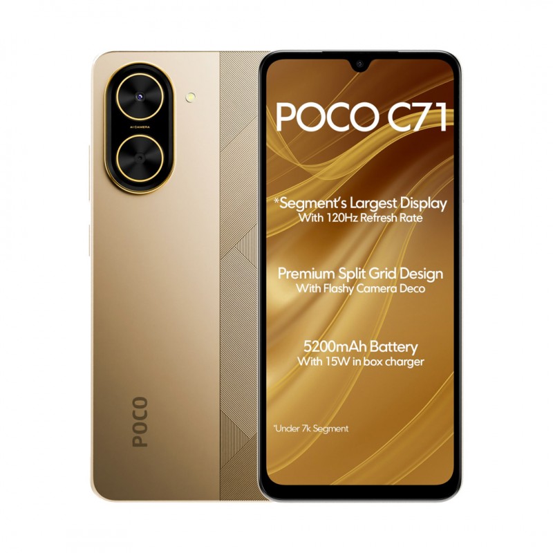 گوشی موبایل شیائومی مدل Poco C71 ظرفیت 64 گیگابایت رم 3 گیگابایت