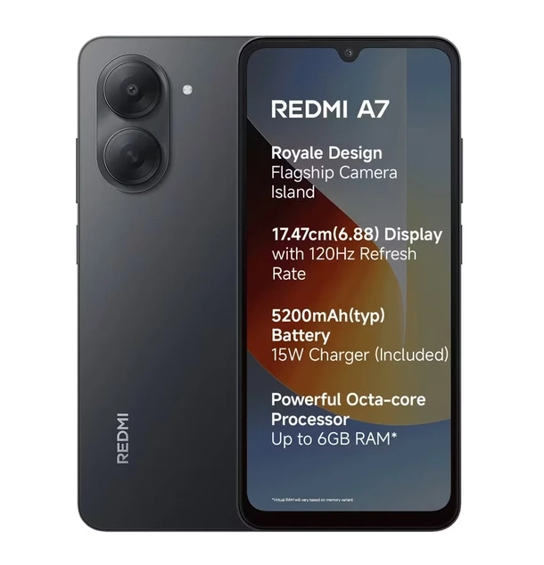 گوشی موبایل شیائومی مدل Redmi A7 4G ظرفیت 64 گیگابایت رم 3 گیگابایت