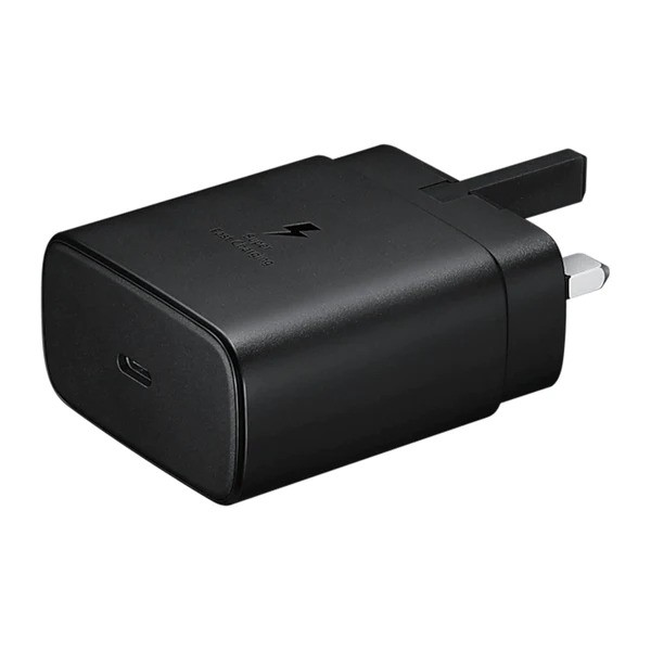 شارژر دیواری سامسونگ 45 وات اصلی سوپر فست شارژ مدل EP-TA845 سه شاخه اروپا