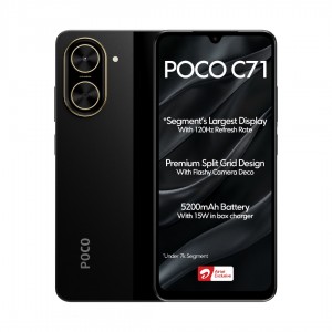گوشی موبایل شیائومی مدل Poco C71 ظرفیت 128 گیگابایت رم 4 گیگابایت