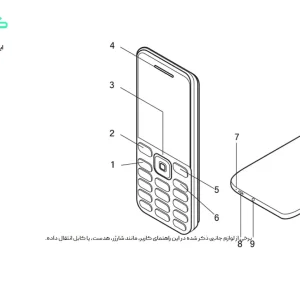 گوشی موبایل وکال مدل F2 ظرفیت ۳۲ مگابایت رم ۳۲ مگابایت