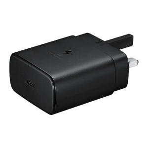 شارژر دیواری سامسونگ 45 وات اصلی سوپر فست شارژ مدل EP-TA845 سه شاخه اروپا