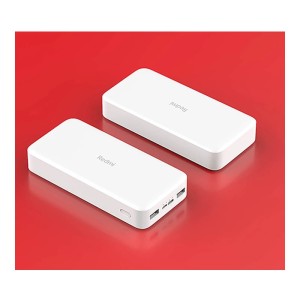 پاوربانک شیائومی مدل Redmi PB200LZM ظرفیت 20000 میلی آمپرساعت به همراه کابل تبدیل microUSB