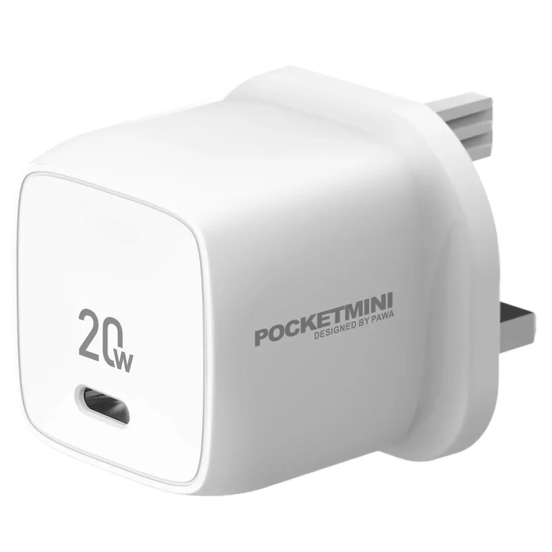شارژر دیواری 20 وات پاوا مدل PocketMini PW-PM20120WKUK تایپ c