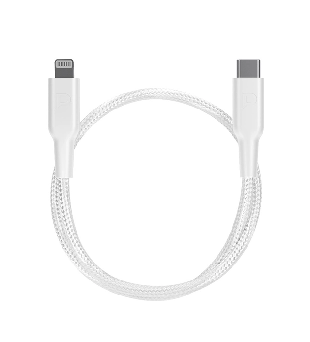 کابل 30 سانتی متر USB C به Lightning پاورولوژی Powerology Braided USB-C to Lightning 30cm Cable