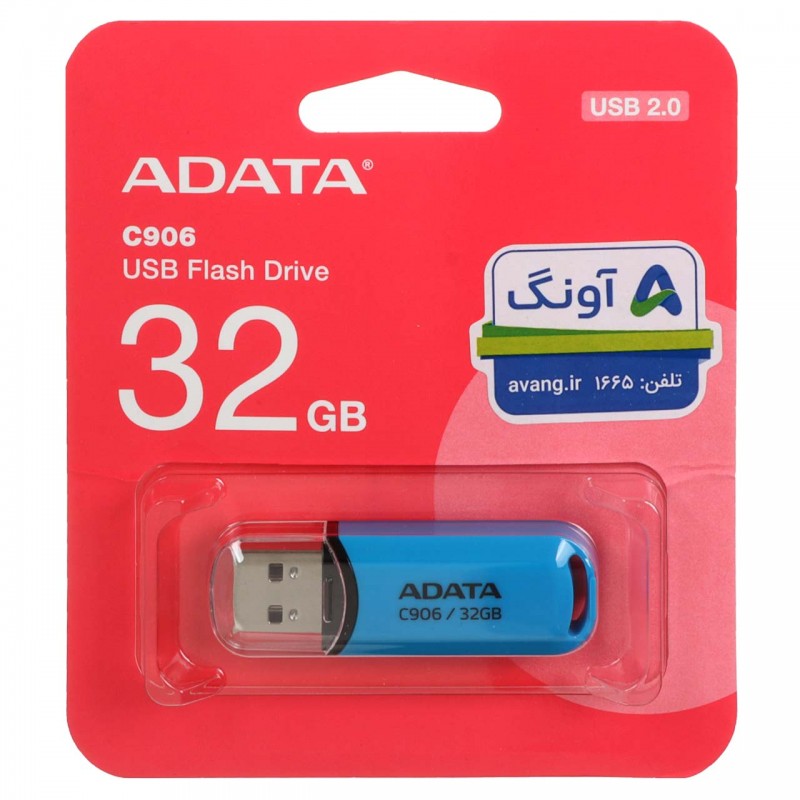 Adata C906 USB 2.0 Flash Memory - 32GB (گارانتی پنج ساله آونگ)