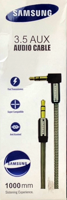 کابل aux سامسونگ . تبدیل جک ۳.۵ به ۳.۵