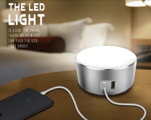 لامپ ال ای دی و شارژ LDNIO LED Power Touch Lamp and Charger A2208