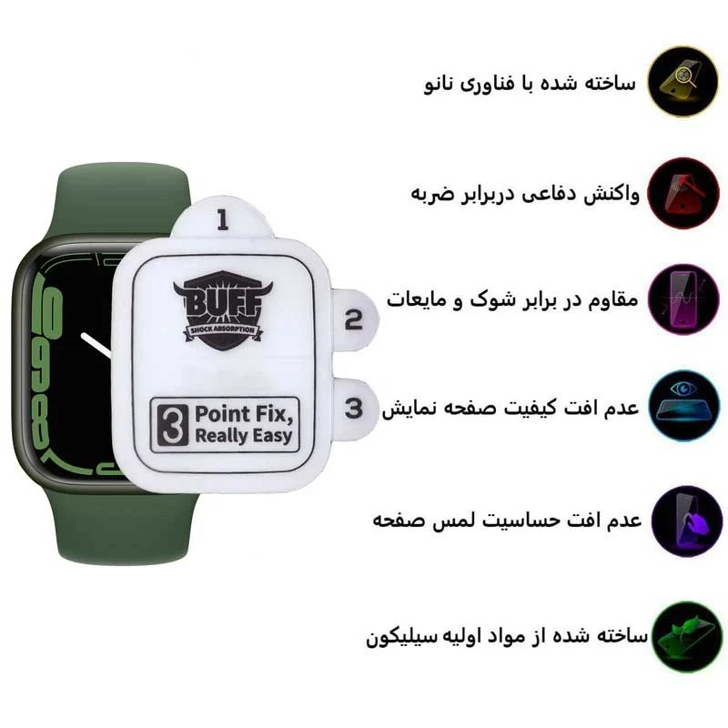 محافظ صفحه نمایش بوف مدل Hg01 مناسب برای اپل واچ 38 میلی متری