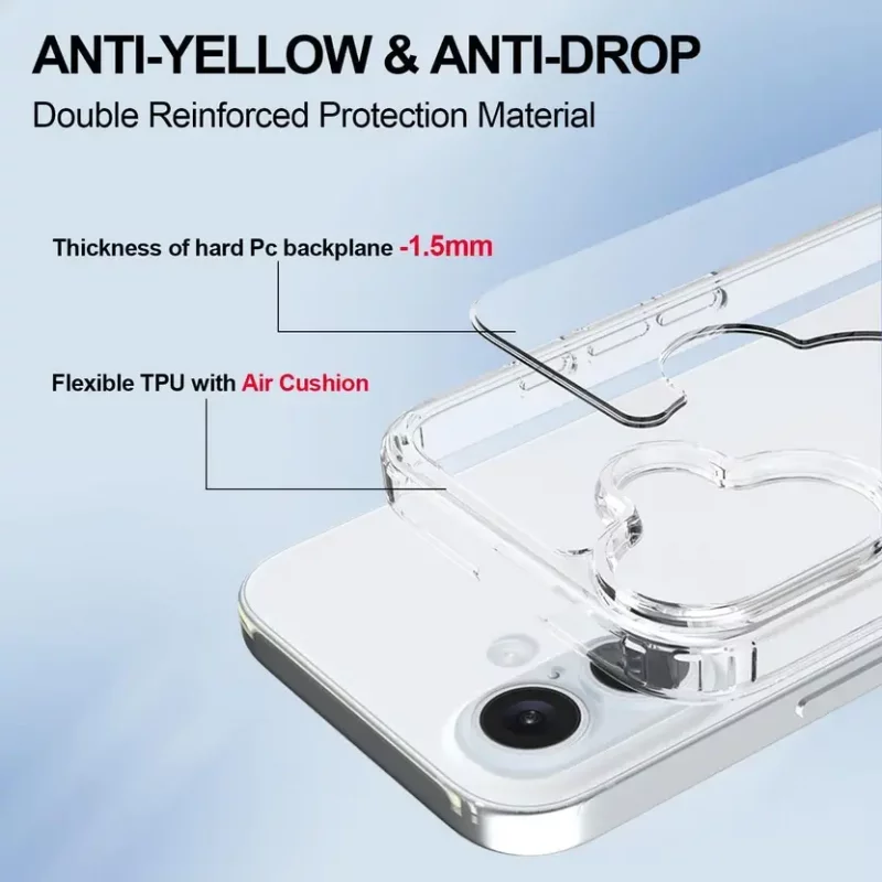 کاور شفاف مگ سیف linex  مناسب آیفون ۱۶ پرومکس