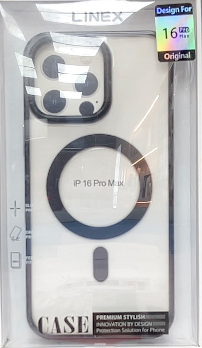 کاور شفاف مگ سیف linex  مناسب آیفون ۱۶ پرومکس