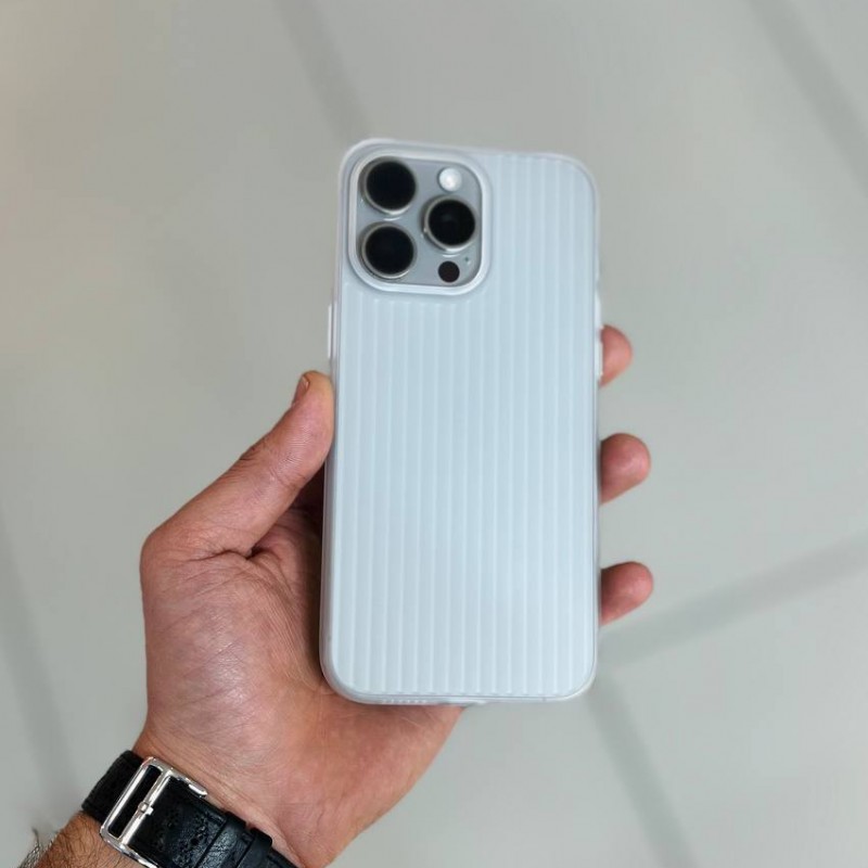 کاور کریستالی مات برند Q series مناسب گوشی آیفون ۱۵ پرومکس