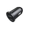 شارژر فندکی پاورولوژی مینی دو پورت 24w آلومینیومی مدل PCCSR001