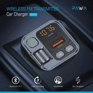 پخش کننده اف ام خودرو  و شارژر فندکی پاوا مدل PD30W
