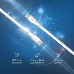 کابل USB-C پاوا مدل PW-12PVCCTOC طول 1.2 متر