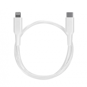 کابل 30 سانتی متر USB C به Lightning پاورولوژی Powerology Braided USB-C to Lightning 30cm Cable