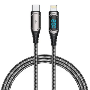 کابل تایپ سی به لایتنینگ رسی RTC-P21CL LED Data Cable Ghost به طول 1.2 متر