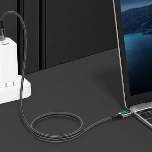 کابل تایپ سی به لایتنینگ رسی RTC-P21CL LED Data Cable Ghost به طول 1.2 متر