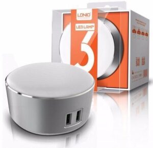 لامپ ال ای دی و شارژ LDNIO LED Power Touch Lamp and Charger A2208
