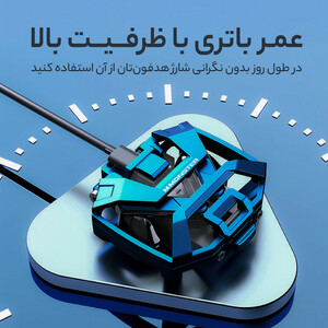هدفون مخصوص بازی بلوتوثی مانستر مدل AirMars XKT09