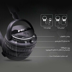 هدفون بی سیم نیا مدل Q1