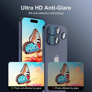 محافظ لنز دوربین بوف مدل  Metal Lens مناسب برای گوشی موبایل اپل iPhone 16 Pro Max / 16 Pro