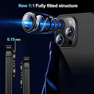 محافظ لنز دوربین بوف مدل  Metal Lens مناسب برای گوشی موبایل اپل iPhone 16 Pro Max / 16 Pro