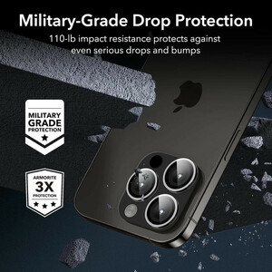 محافظ لنز دوربین بوف مدل  Metal Lens مناسب برای گوشی موبایل اپل iPhone 16 Pro Max / 16 Pro