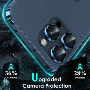 محافظ لنز دوربین بوف مدل  Metal Lens مناسب برای گوشی موبایل اپل iPhone 16 Pro Max / 16 Pro