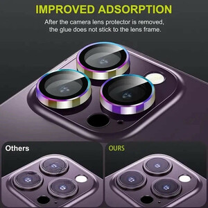 محافظ لنز دوربین بوف مدل  Metal Lens مناسب برای گوشی موبایل اپل iPhone 16 Pro Max / 16 Pro