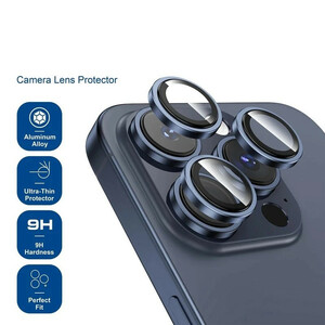 محافظ لنز دوربین بوف مدل  Metal Lens مناسب برای گوشی موبایل اپل iPhone 16 Pro Max / 16 Pro