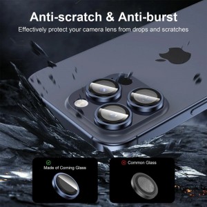 محافظ لنز دوربین بوف مدل  Metal Lens مناسب برای گوشی موبایل اپل iPhone 15 Pro Max / 15 Pro